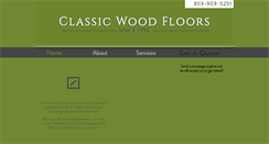 Desktop Screenshot of classicwoodfloorsdenver.com